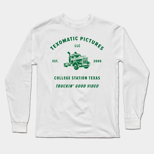 Texomatic Green Logo Long Sleeve T-Shirt by Texomatic